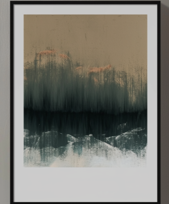 wall art abstract high quality giclee print